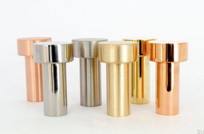 Wieszak ścienny Dot 74 Mosiężny Polerowany Nielakierowany