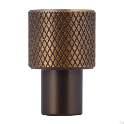 Gałka meblowa 2464 16  Antyczna Złota Szczotkowana