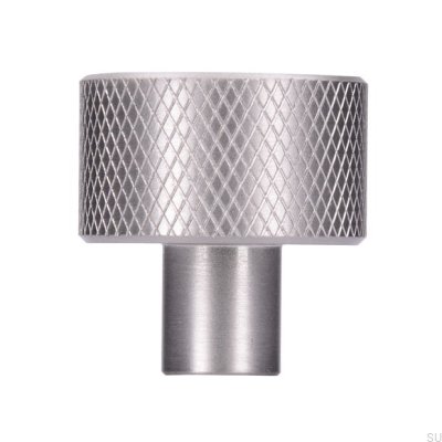 Gałka meblowa 2464 24 Srebrna Szczotkowana