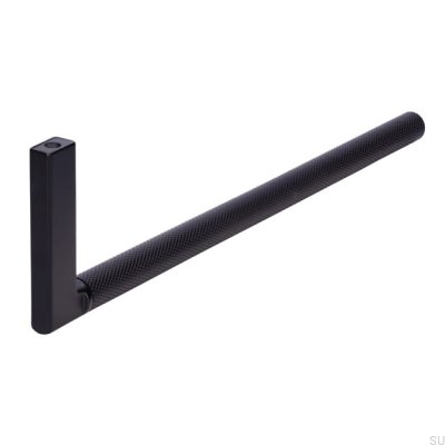 Wieszak do szafy 2459 Metalowy Czarny Mat