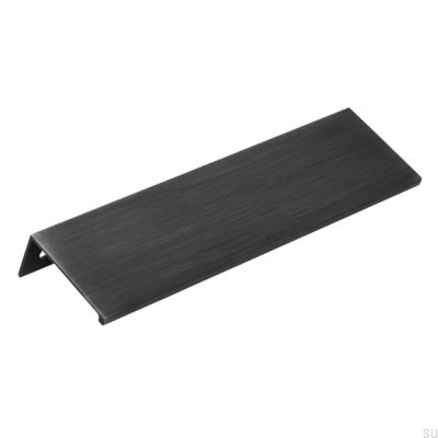 Uchwyt meblowy krawędziowy 2446 128 Antyczny Srebrny Szczotkowany