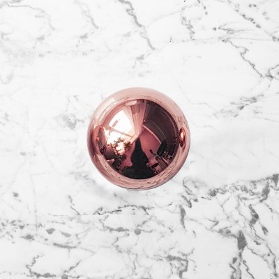 Gałka meblowa Odete M Mosiężna Miedziana Polerowana