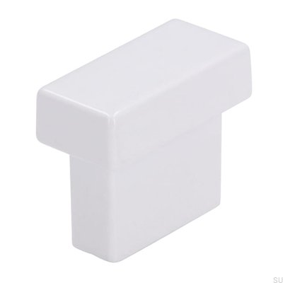 Uchwyt meblowy podłużny 1595 16 Metalowy Biały