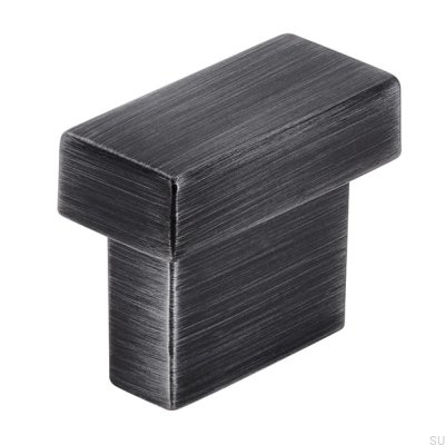 Uchwyt meblowy podłużny 1595 16 Antyczny Srebrny Szczotkowany