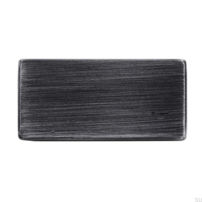 Uchwyt meblowy podłużny 1595 16 Antyczny Srebrny Szczotkowany