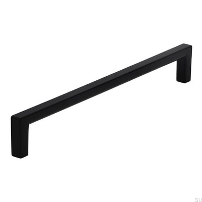 Uchwyt meblowy podłużny 2108 192 Metalowy Czarny Mat