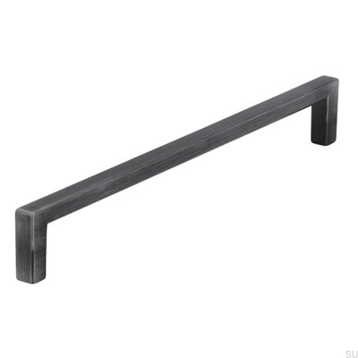 Uchwyt meblowy podłużny 2108 192 Antyczny Srebrny Szczotkowany