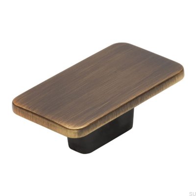 Gałka meblowa 2411 Antyczna Złota Szczotkowana