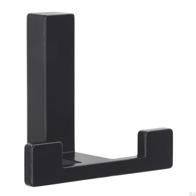 Wieszak ścienny 2325 32 Metalowy Czarny Mat