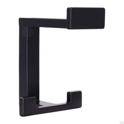 Wieszak ścienny 2324 32 Metalowy Czarny Mat