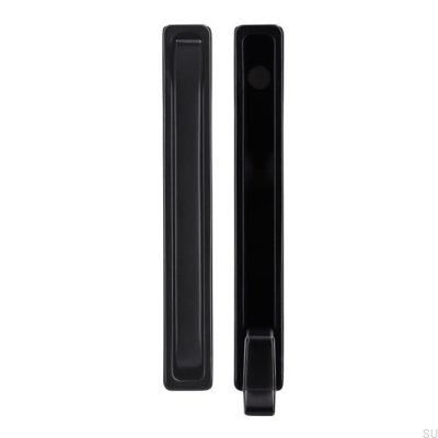 Wieszak meblowy wpuszczany 2227 Metalowy Czarny Mat