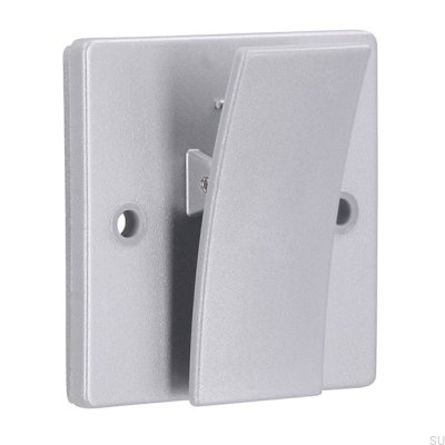 Haczyk ścienny H240 Plastikowy Srebrny