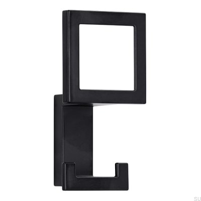 Wieszak ścienny 2434 24 Metalowy Czarny Mat