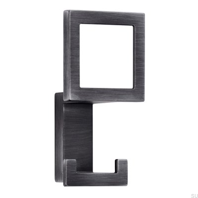 Wieszak ścienny 2434 24 Antyczny Srebrny Szczotkowany