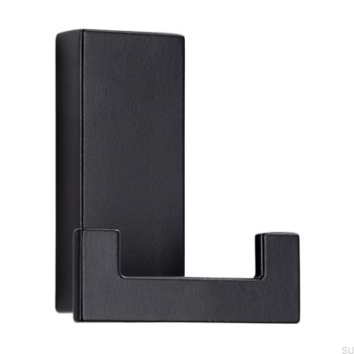 Wieszak ścienny 2435 24 Metalowy Czarny Mat