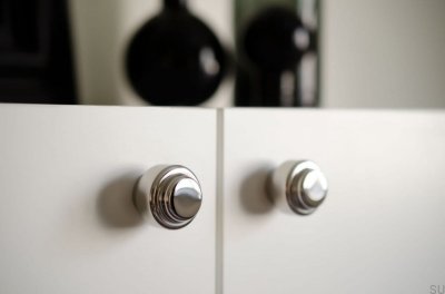 Gałka meblowa Wieszak ścienny Hip 30 Stalowy polerowany