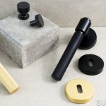 klamka Hx 200 szyld i gałki Flat i Crest