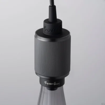 Lampa wisząca Heavy Metal Linear Stalowa Gun Metal