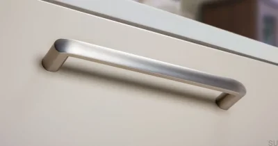 Uchwyt meblowy podłużny Roma 160 Nikiel Szczotkowany