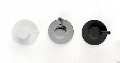 Wieszak ścienny Fin Biały Mat Eco