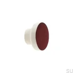 Galki do mebli SIMPLE WHITE - ciemny czerwony - DOT Manufacture kopia.webp