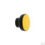 Galki do mebli SIMPLE BLACK - zolty - DOT Manufacture.webp