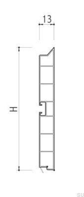 Listwa Sockel-150 Biała