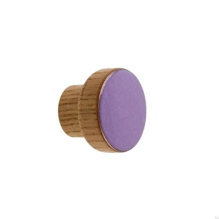 Galki do mebli SIMPLE emaliowane 3 cm -  fioletowy.webp