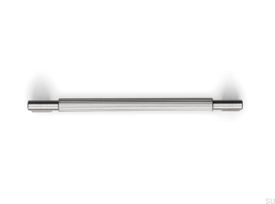 Uchwyt meblowy podłużny Arpa 192 Aluminiowy Srebrny Szczotkowany