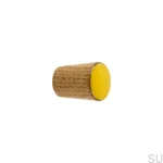 Galki do mebli SIMPLE CONE emaliowane 2 cm -  zolty.webp