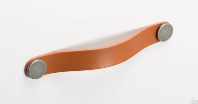 Uchwyt meblowy Flexa 160 Skórzany Beżowy z Cyną