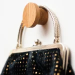 Wieszak, gałka BASIC 4,5 cm - hook, knob, oak (4).webp