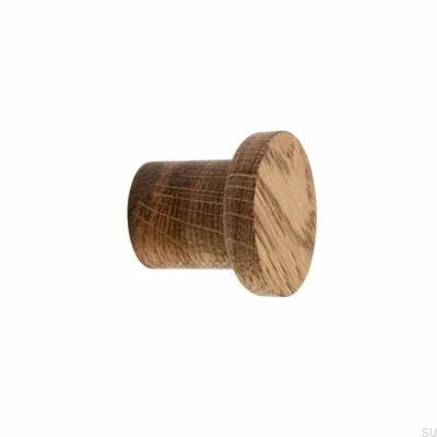 Wieszak ścienny Basic Drewniany Dębowy - Olej Przyciemniający