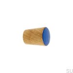 Galki do mebli SIMPLE CONE emaliowane 2 cm -   olej bezbarwny - cieply niebieski.jpg