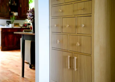 Gałka meblowa Just One Kwadratowa Drewniana - Olej Bezbarwny Półmat 