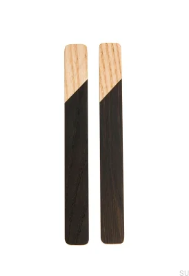 Uchwyt meblowy podłużny Just Two 128 Drewniany Ciemny Brąz - Olej Bezbarwny Półmat