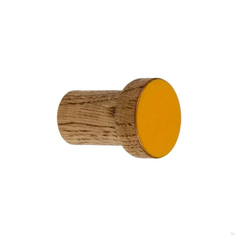 Wieszak SIMPLE emaliowany  -olej przyciemniajacy - pomaranczowy - DOT Manufacture.webp