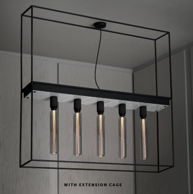 Lampa sufitowa Caged Ceiling 5.0 Biały Marmur / Bez żarówek w zestawie