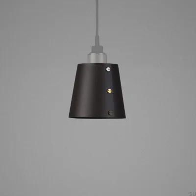 Lampa sufitowa Shade Mała Stalowa Grafitowa