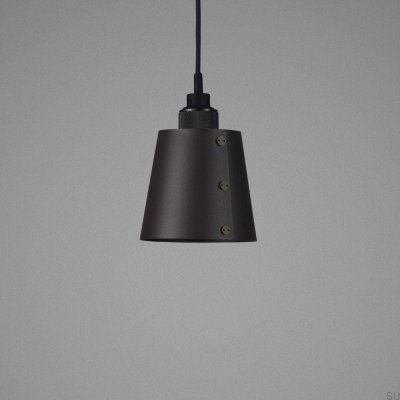 Lampa sufitowa 1.0 Hooked S 2 m Stalowa Grafitowa z Palonym Brązem