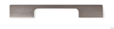 Uchwyt meblowy podłużny Peak 192 Aluminiowy Srebrny