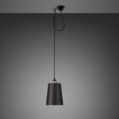 Lampa sufitowa 1.0 Hooked L 2 m Stalowa Grafitowa ze Srebrnym