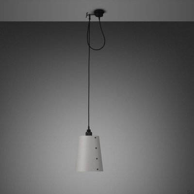 Lampa sufitowa 1.0 Hooked L 2,6 m Stalowa Szara z Palonym Brązem