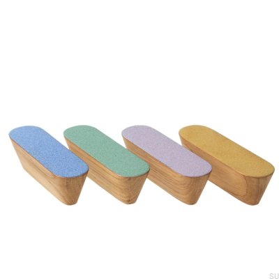 Uchwyt meblowy Melange Solo 60 Emaliowany Niebieski - Olej Bezbarwny Półmat