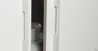 Uchwyt meblowy podłużny Peak 768 Aluminiowy Biały