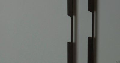 Uchwyt meblowy podłużny Peak 1760 Aluminiowy Czarny Szczotkowany