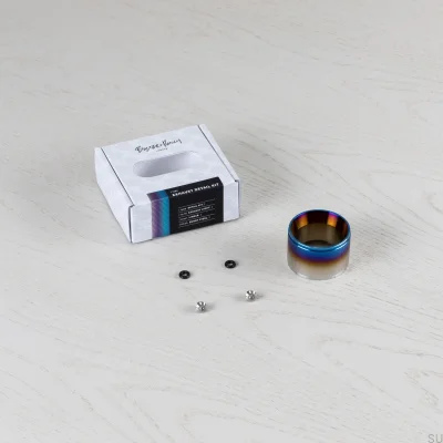 Zestaw dekoracyjny do lampy Exhaust Detail Linear Stalowy Palona Stal