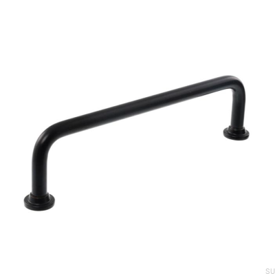 Uchwyt meblowy podłużny 1353 192 Metalowy Czarny 