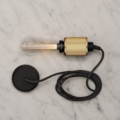 Lampa wisząca Heavy Metal Cross Mosiężna