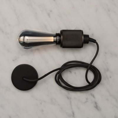 Lampa wisząca Heavy Metal Cross Mosiężna Palony Brąz